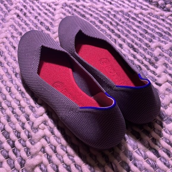 Rothy’s Flats Grey size 7 - Picture 2 of 3
